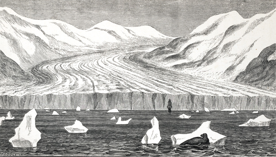 A glacier of Northern Greenland, from James Geikie